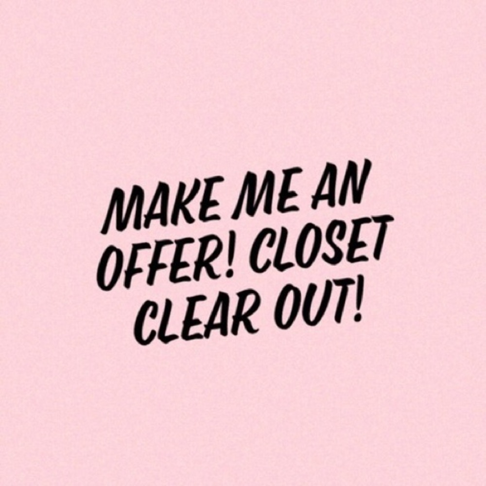 50% off everything! Just make an offer